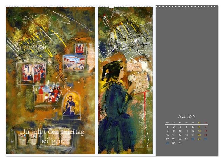 Produktbild: Luther im Netz (hochwertiger Premium Wandkalender 2027 DIN A2 quer), Kunstdruck in Hochglanz