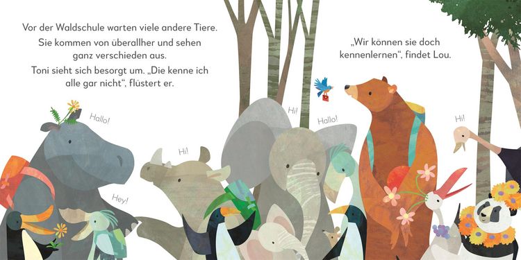Produktbild: Toni & Lou. Der erste Tag in der Waldschule