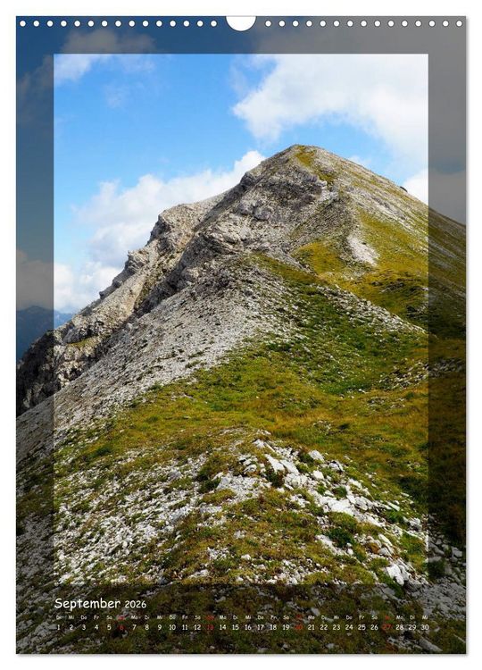 Produktbild: Bergwelten Wandkalender (Wandkalender 2026 DIN A3 hoch), CALVENDO Monatskalender