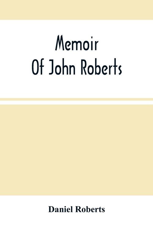 Produktbild: Memoir Of John Roberts