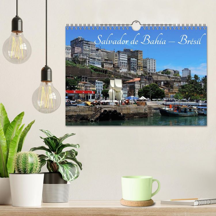 Produktbild: Salvador de Bahia &ndash; Br&eacute;sil (Calendrier mural 2026 DIN A4 vertical), CALVENDO calendrier mensuel