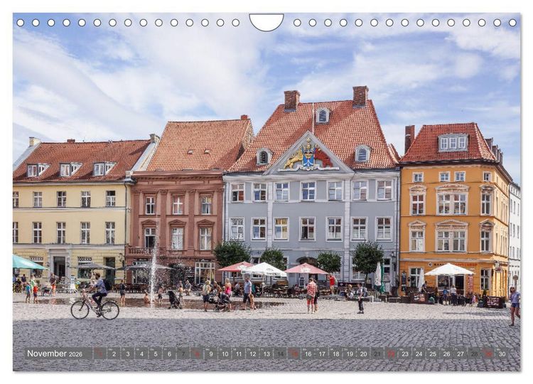 Produktbild: Stralsund - Perle der Ostsee (Wandkalender 2026 DIN A4 quer), CALVENDO Monatskalender