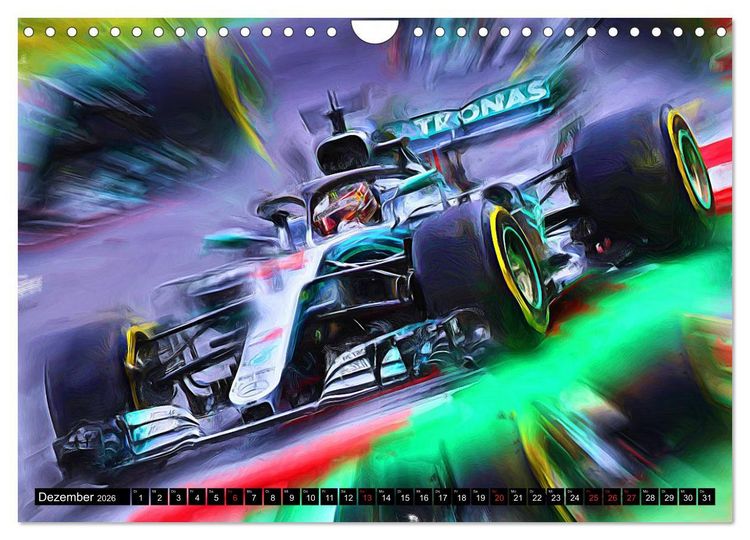 Produktbild: Kimi, Nico, Max and more (Wandkalender 2026 DIN A4 quer), CALVENDO Monatskalender