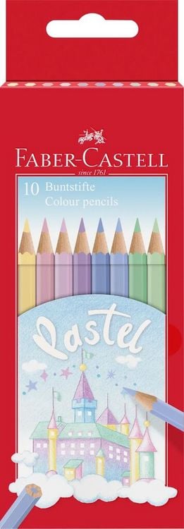 Produktbild: Faber-Castell Buntstifte Castle, Pastell, 10er Set