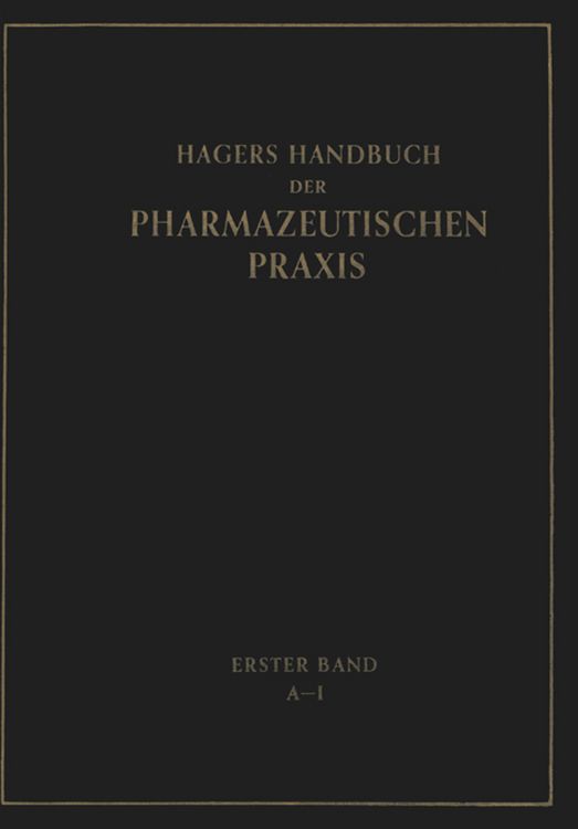 Produktbild: Hagers Handbuch der Pharmazeutischen Praxis