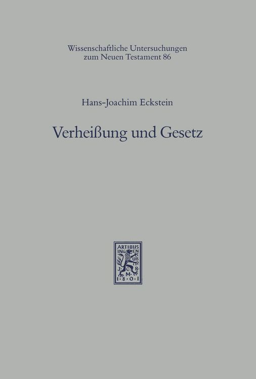 Produktbild: Verheissung und Gesetz