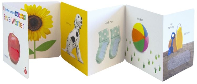 Produktbild: Erstes Lernen F&uuml;hl-Leporello. Erste W&ouml;rter