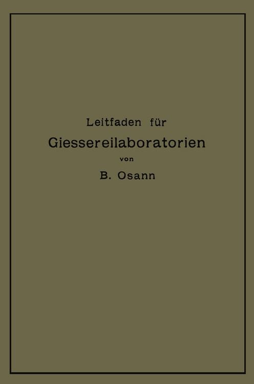Produktbild: Leitfaden f&uuml;r Gie&szlig;ereilaboratorien