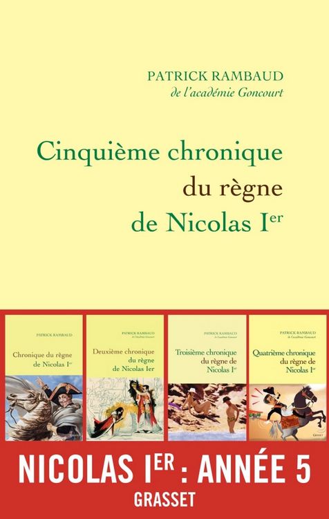 Produktbild: Cinqui&egrave;me chronique du r&egrave;gne de Nicolas Ier