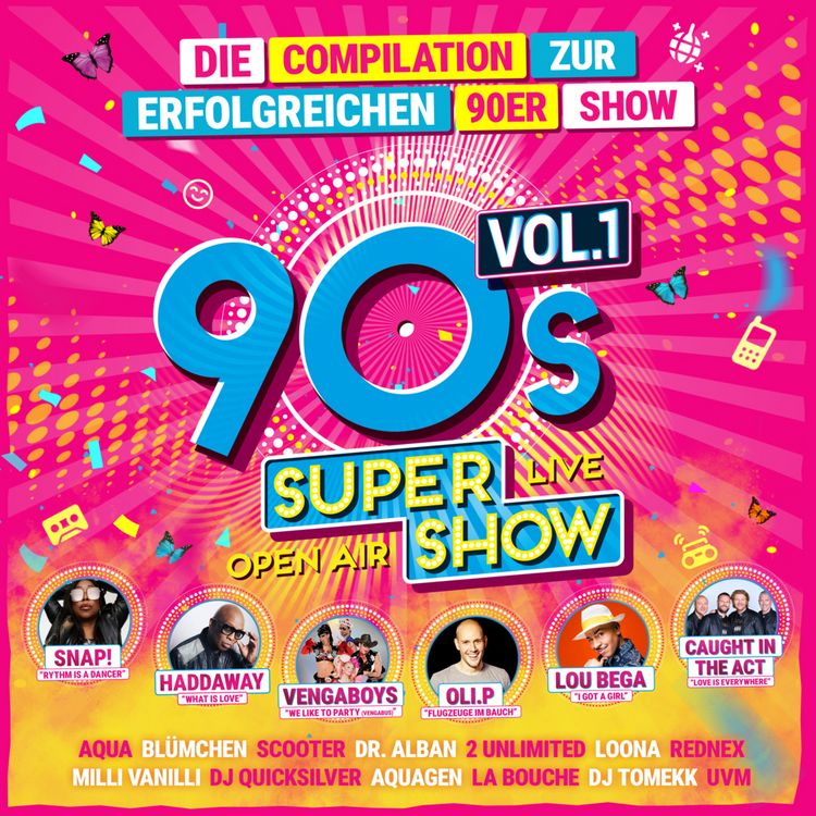 Produktbild: 90s Super Show Vol. 1 (2CD)