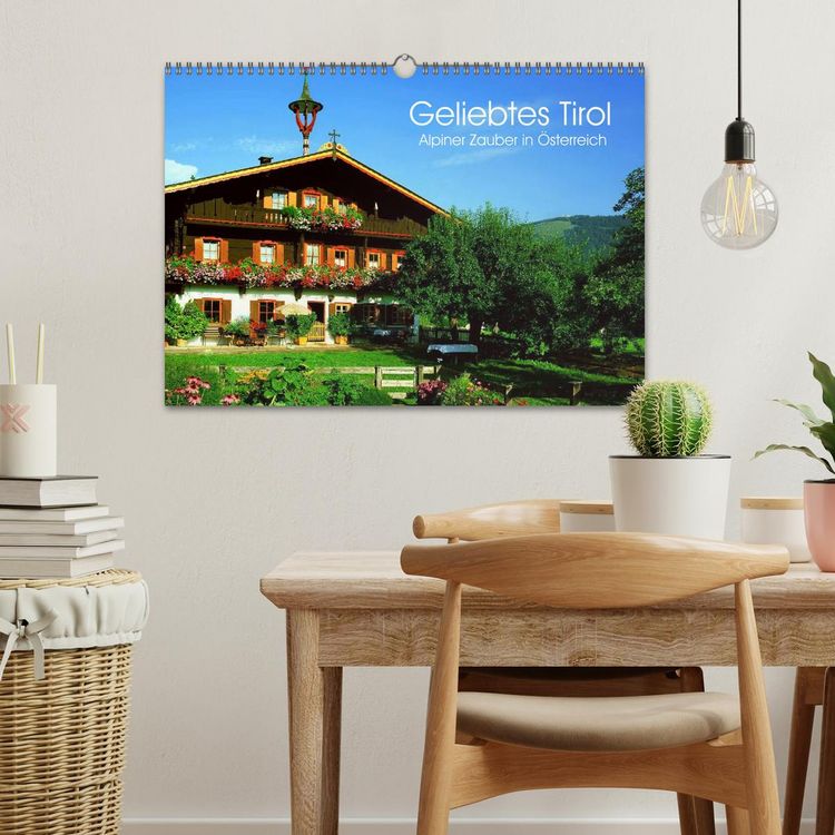 Produktbild: Geliebtes Tirol. Alpiner Zauber in &Ouml;sterreich (Wandkalender 2026 DIN A3 quer), CALVENDO Monatskalender