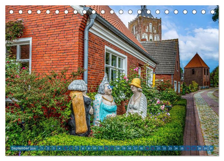 Produktbild: Greetsiel, die ostfriesische Perle und seine Umgebung (Tischkalender 2026 DIN A5 quer), CALVENDO Monatskalender