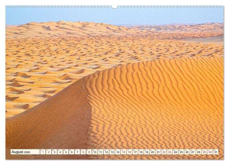 Produktbild: Rub al-Chali Oman (Wandkalender 2026 DIN A2 quer), CALVENDO Monatskalender
