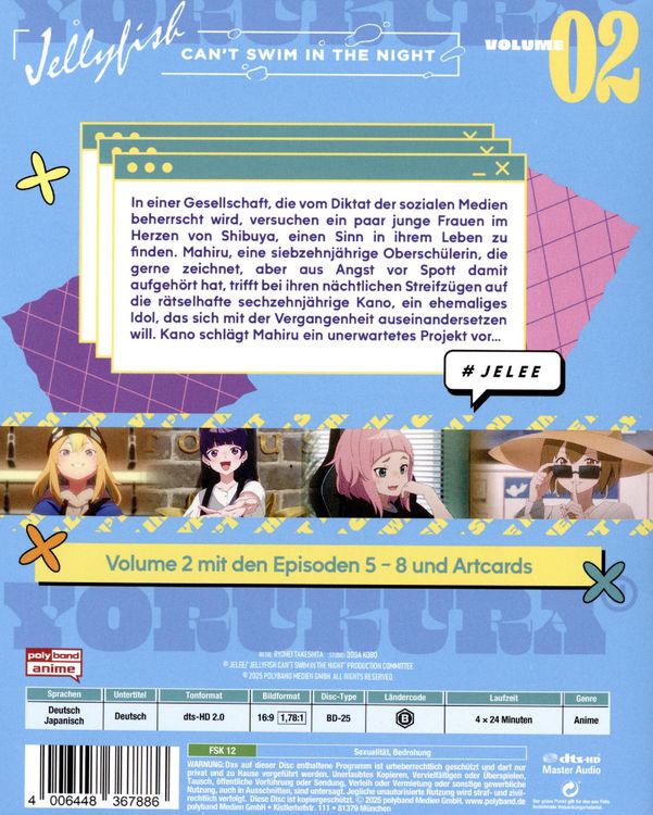 Produktbild: Jellyfish Can't Swim In The Night - Volume 2 - limitierte Edition mit Artcards