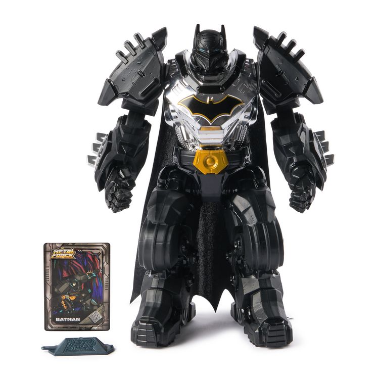 DC Comics Batman, Personaggio da 10 cm con Armatura Trasformabile, dai 4 Anni - 6055947