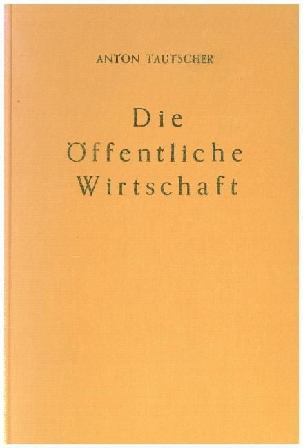 Produktbild: Die &ouml;ffentliche Wirtschaft.