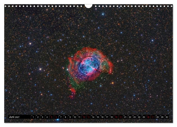 Produktbild: Galaktische Nebel (Wandkalender 2027 DIN A3 quer), CALVENDO Monatskalender