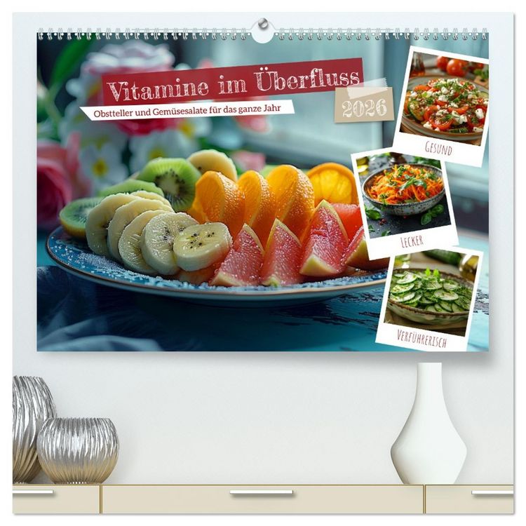Produktbild: Vitamine im &Uuml;berfluss (hochwertiger Premium Wandkalender 2026 DIN A2 quer), Kunstdruck in Hochglanz