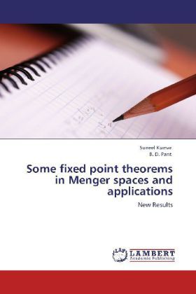 Produktbild: Kumar, S: Some fixed point theorems in Menger spaces and app