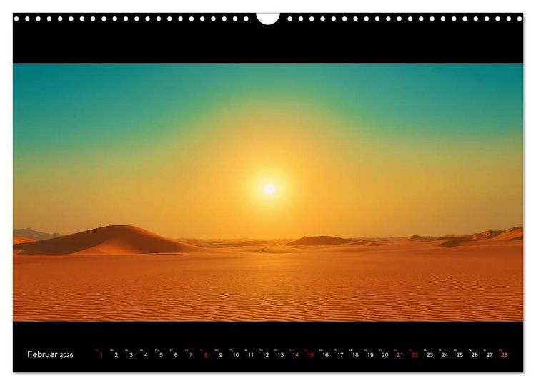 Produktbild: Puristische Landschaften (Wandkalender 2026 DIN A3 quer), CALVENDO Monatskalender
