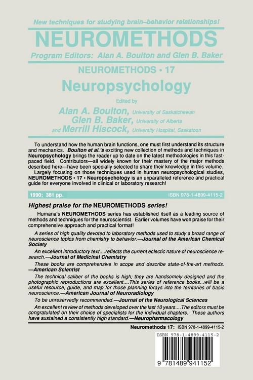 Produktbild: Neuropsychology