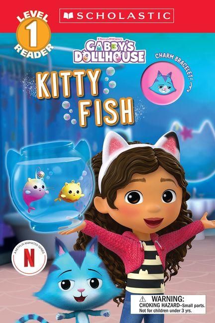 Produktbild: Gabby's Dollhouse: Kitty Fish (Scholastic Reader, Level 1 #6 with Charm Bracelet)