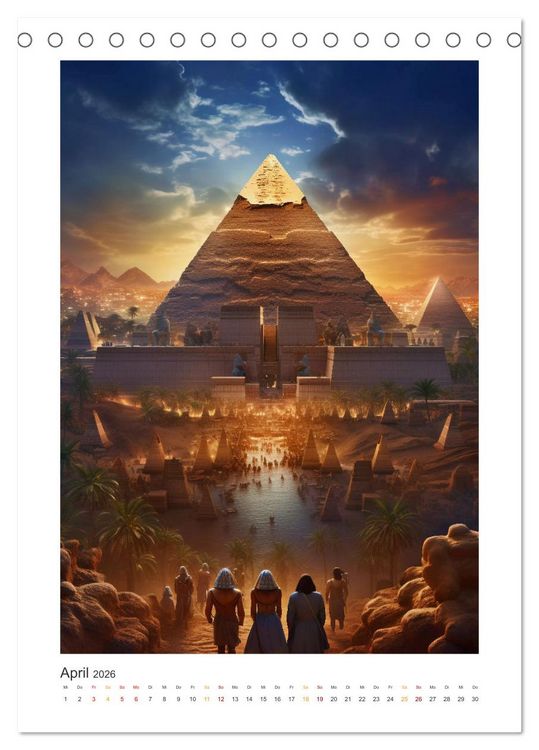 Produktbild: Im alten &Auml;gypten (Tischkalender 2026 DIN A5 hoch), CALVENDO Monatskalender