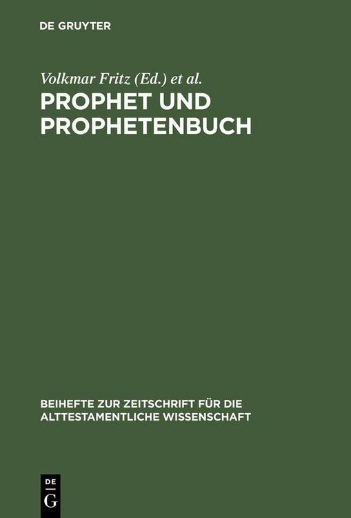 Produktbild: Prophet und Prophetenbuch