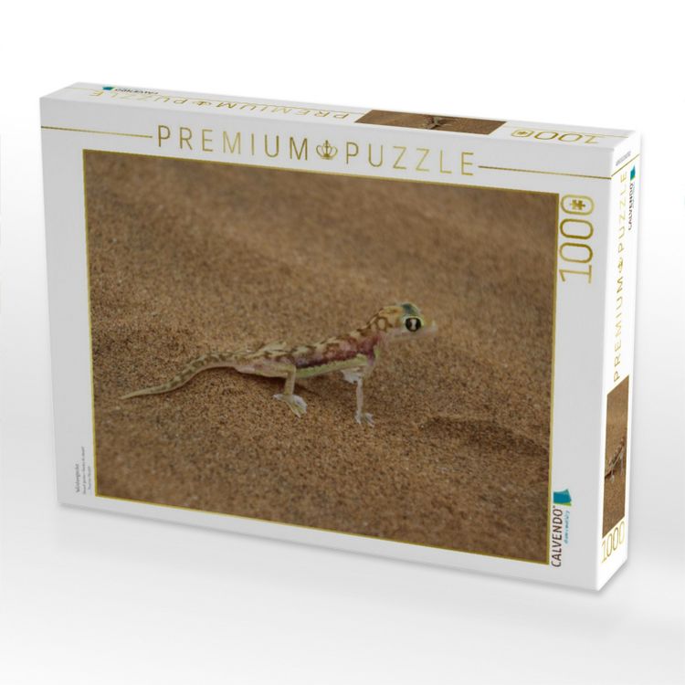 Produktbild: CALVENDO Puzzle W&uuml;stengecko | 1000 Teile Lege-Gr&ouml;&szlig;e 64x48cm Foto-Puzzle f&uuml;r gl&uuml;ckliche Stunden
