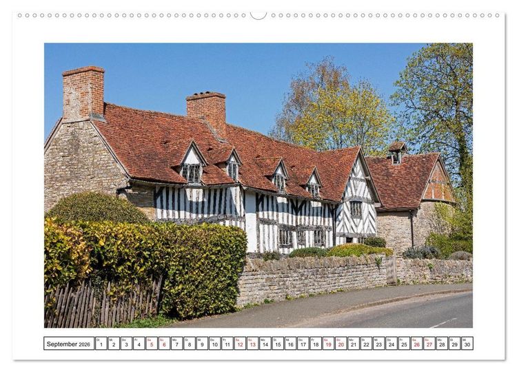 Produktbild: Stratford upon Avon - Shakespeare-Stadt (Wandkalender 2026 DIN A2 quer), CALVENDO Monatskalender