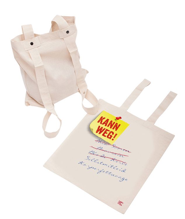Produktbild: Rucksacktasche: Kann weg