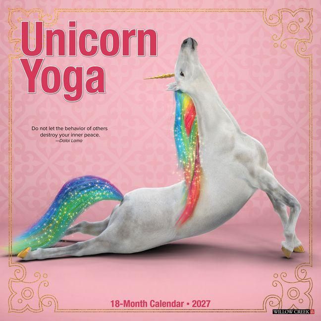 Produktbild: Unicorn Yoga 2027 12 X 12 Wall Calendar