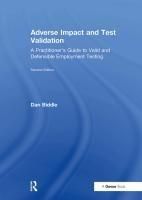 Produktbild: Biddle, D: Adverse Impact and Test Validation
