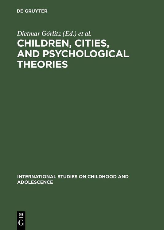 Produktbild: Children, Cities, and Psychological Theories