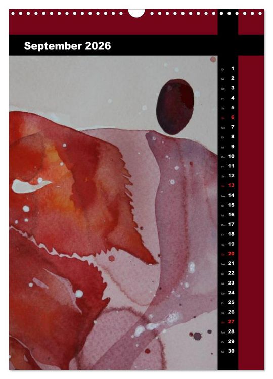 Produktbild: Farbenfrohe Engel (Wandkalender 2026 DIN A3 hoch), CALVENDO Monatskalender