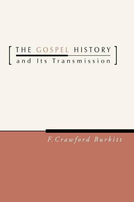 Produktbild: The Gospel History and Its Transmission