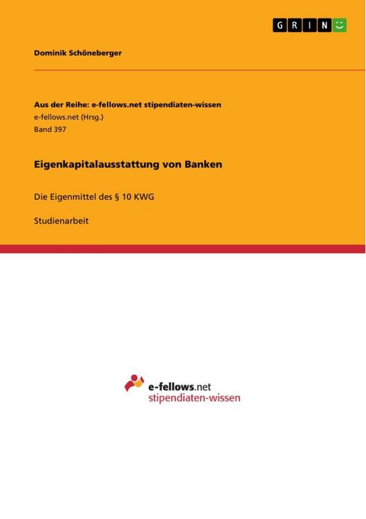 Produktbild: Eigenkapitalausstattung von Banken