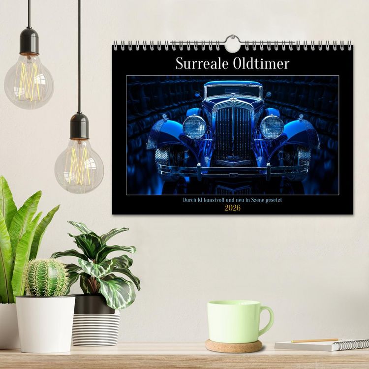 Produktbild: Surreale Oldtimer (Wandkalender 2026 DIN A4 quer), CALVENDO Monatskalender