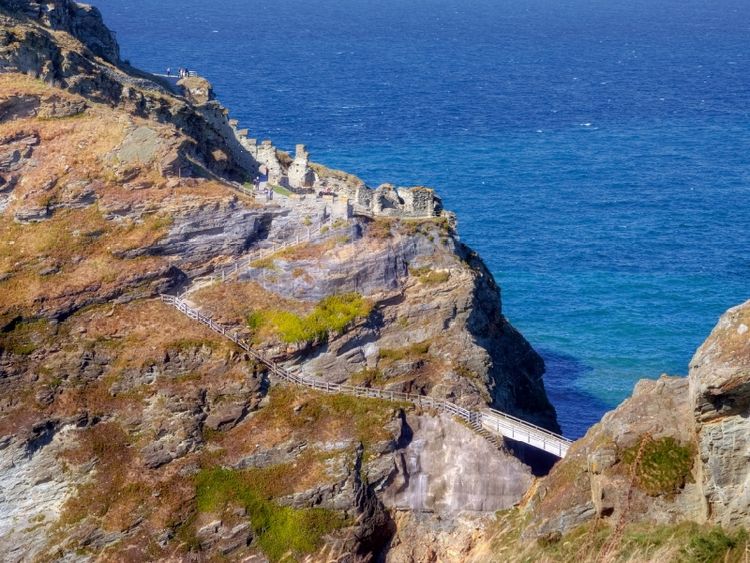 Produktbild: CALVENDO Puzzle Tintagel | 1000 Teile Lege-Gr&ouml;&szlig;e 64x48cm Foto-Puzzle f&uuml;r gl&uuml;ckliche Stunden