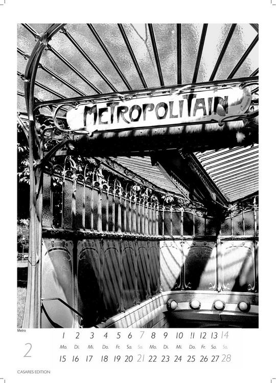 Produktbild: Paris schwarz-weiss Kalender 2027 &ndash; Wandkalender | Fotokalender Frankreich 29x21cm - Stilvoller Paris Schwarz-Wei&szlig; &ndash; Ideal f&uuml;r Kunst- und Reisefreunde