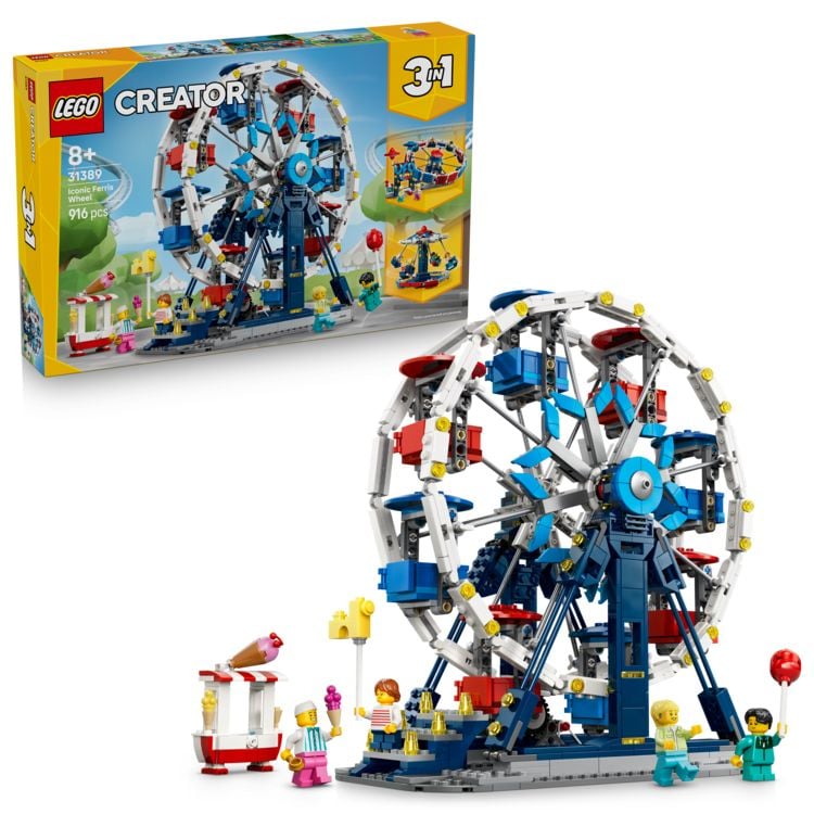 Produktbild: LEGO Creator 3-in-1-Set 31389 Legend&auml;res Riesenrad, Spielzeug ab 8 Jahre