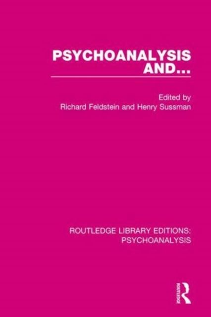 Produktbild: Psychoanalysis and ...