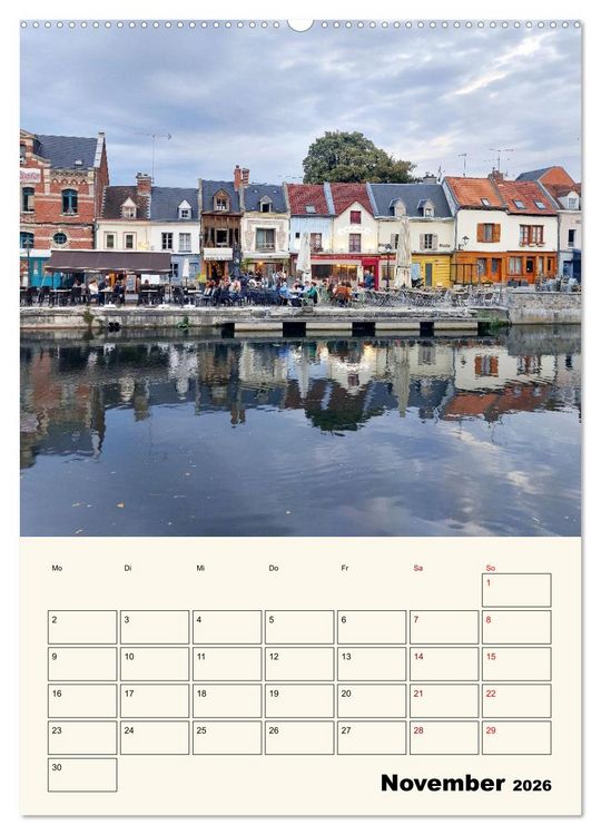 Produktbild: Amiens - Malerische, geschichtstr&auml;chtige Stadt (Wandkalender 2026 DIN A2 hoch), CALVENDO Monatskalender