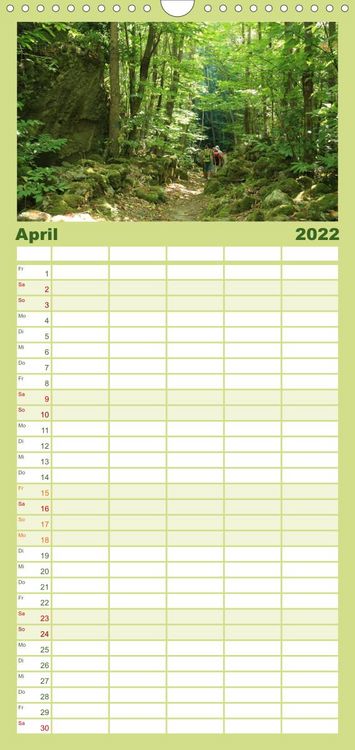 Produktbild: Ischia - Familienplaner hoch (Wandkalender 2022 , 21 cm x 45 cm, hoch)
