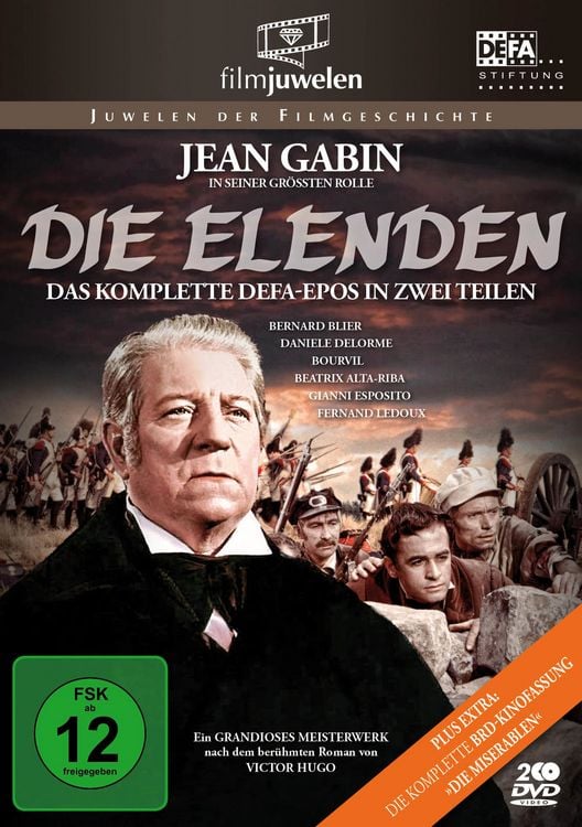 Produktbild: Die Elenden / Die Miserablen - Der legend&auml;re Kino-Zweiteiler (DEFA Filmjuwelen) (2 DVDs)