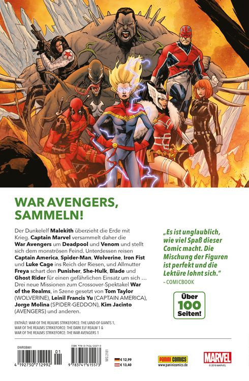 Produktbild: War of the Realms: Avengers Strikeforce