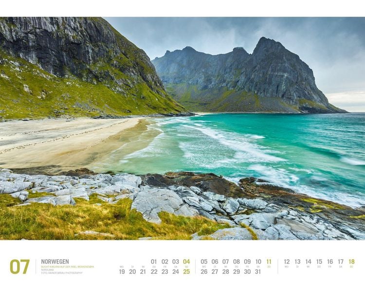 Produktbild: Norwegen Kalender 2027 | Unterwegs zwischen Fjordland und Nordkap