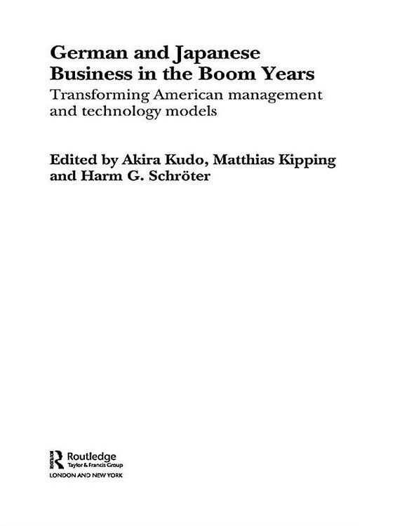 Produktbild: German and Japanese Business in the Boom Years