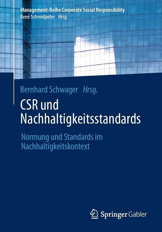 Produktbild: CSR und Nachhaltigkeitsstandards