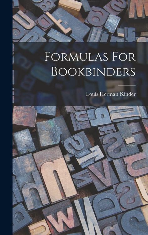 Produktbild: Formulas For Bookbinders